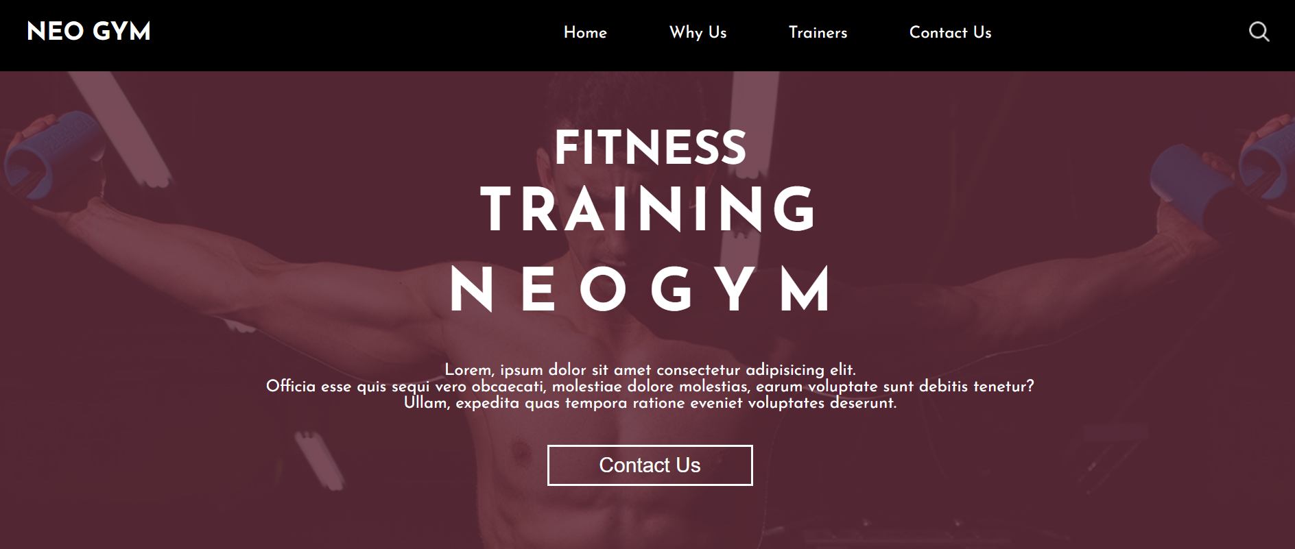Gym Website